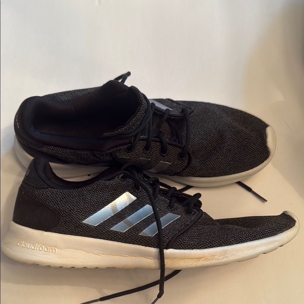 Adidas Black and White Sneakers size 10